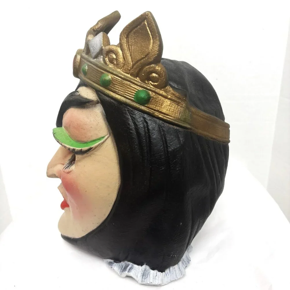 Rare Cesar’ Snow White Evil Queen ’81 Vinyl Mask Vintage Collectible